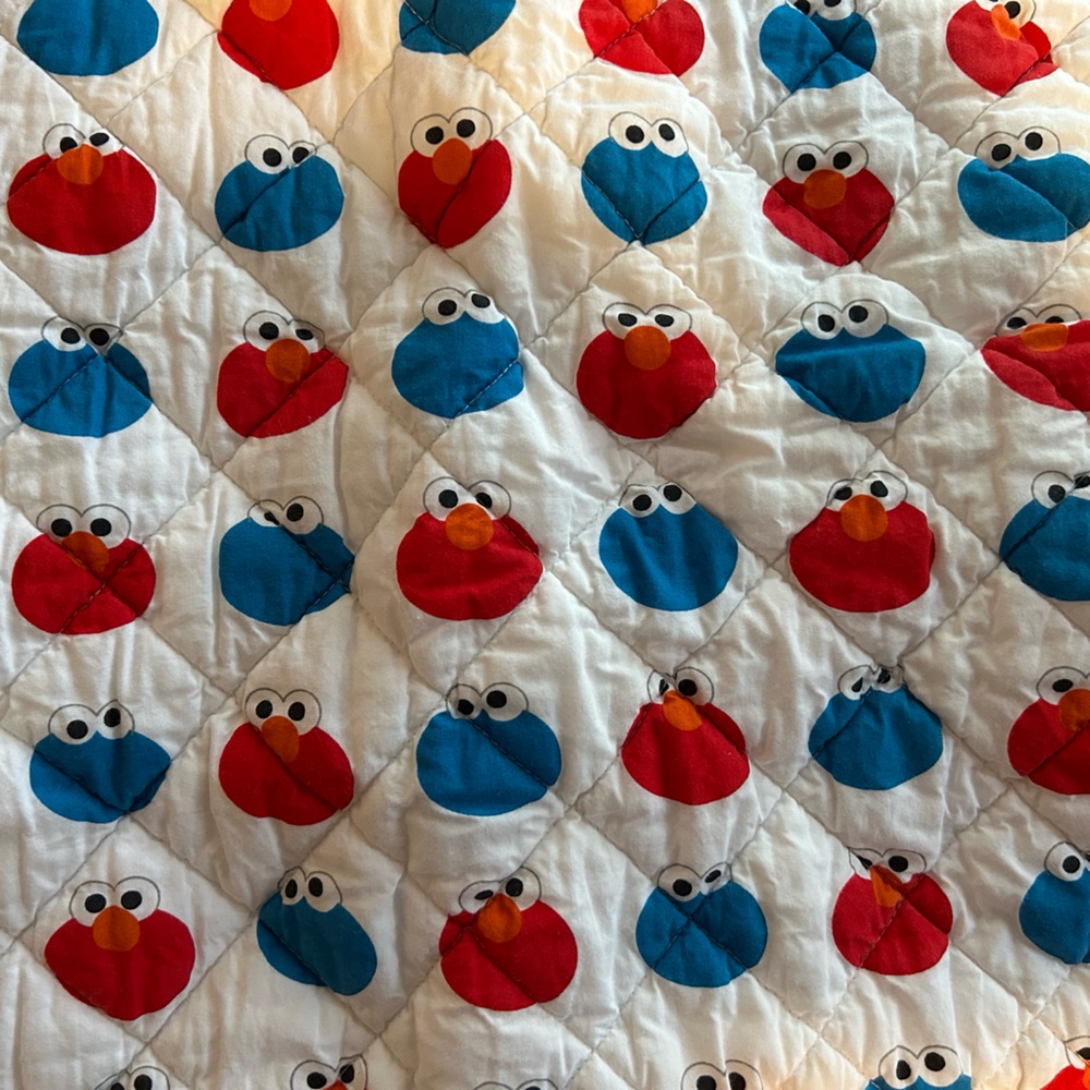 Land of Nod Sesame Street changing pad